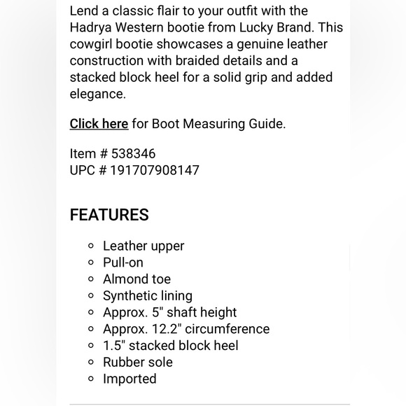 Lucky Brand Hadrya Boot! - Picture 6 of 6